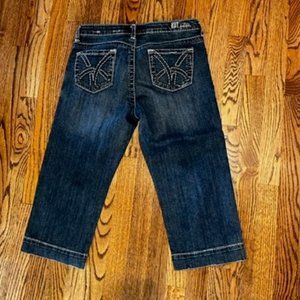 Kut from the Kloth denim capri blue jeans women size 6